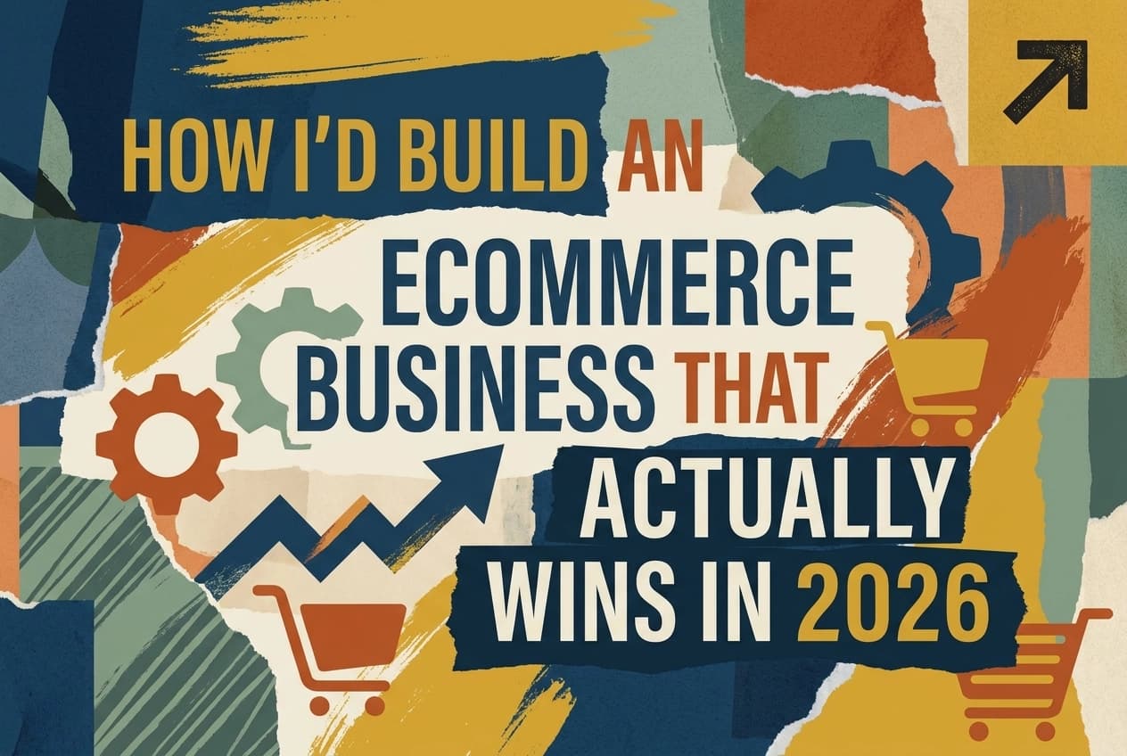 Professional header image for list-based article: How I'd Build an Ecommerce Business That Actually Wins in...