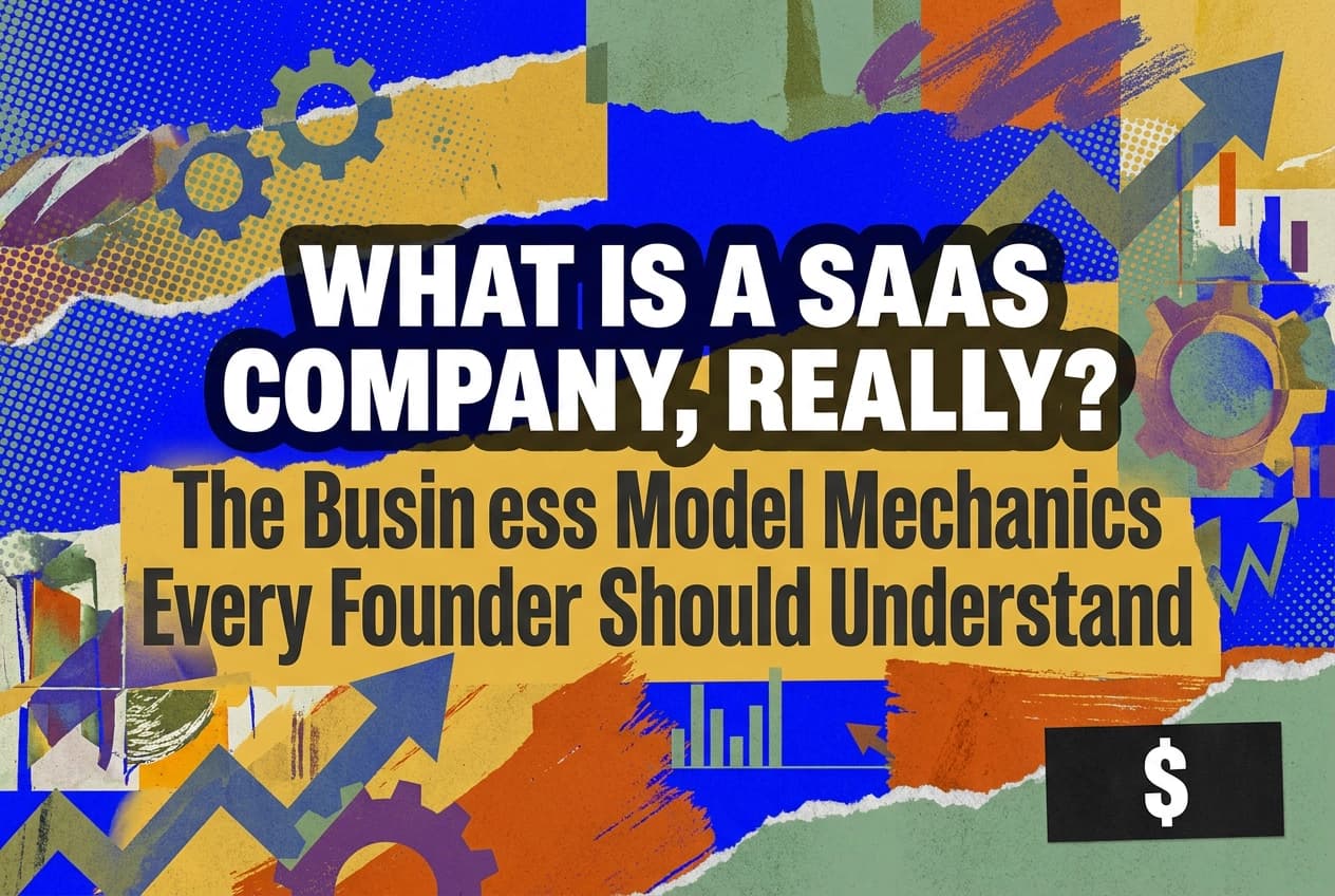 Professional header image for industry analysis: What Is a SaaS Company, Really? The Business Model Mechan...
