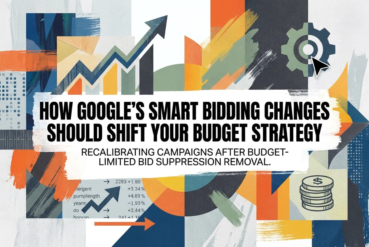 Professional header image for industry analysis: How Google's Smart Bidding Changes Should Shift Your Budg...